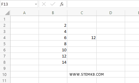 le righe nascoste restano nel calcolo
