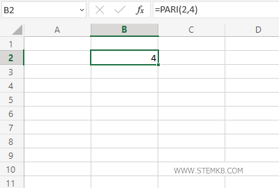 il risultato &egrave; 4