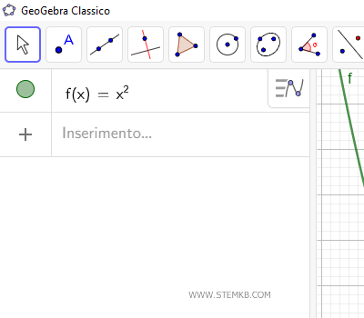 scrivi una funzione matematica