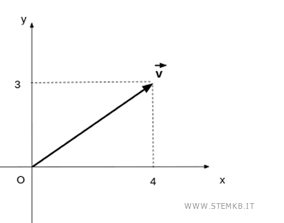 il vettore sul piano
