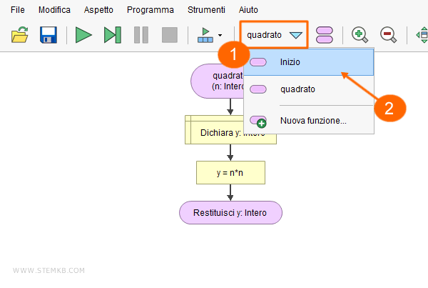 torna all'algoritmo principale