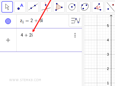 digita un secondo numero complesso