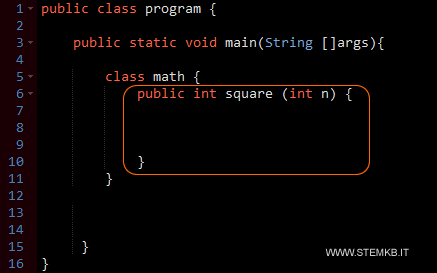 come aggiungere un metodo alla classe