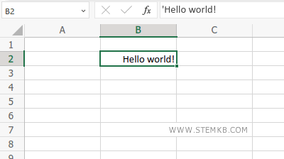 la cella &egrave; stata modificata