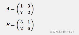 esempio di matrici