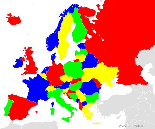 esempio mappa Europa