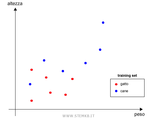 un esempio di training set