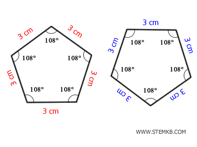 Esempio di poligoni regolari congruenti