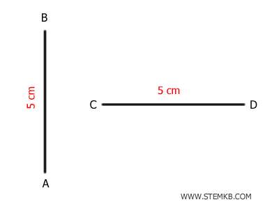 esempio di congruenza tra segmenti