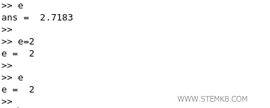 un esempio di assegnazione di valori alle costanti