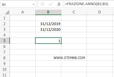 il risultato &egrave; 1