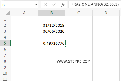 il risultato &egrave; 0,4972