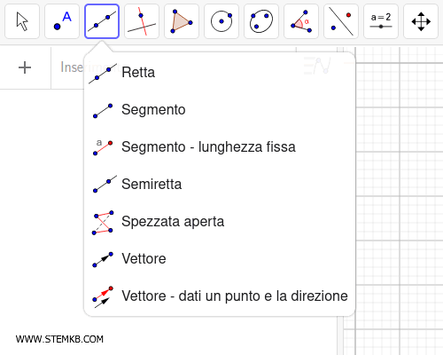 seleziona il segmento