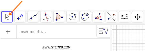 lo strumento del puntatore