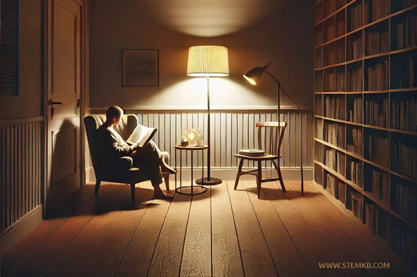 un esempio di diffusione della luce