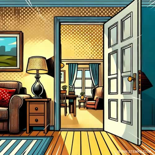 esempio di semipiano nella porta reale